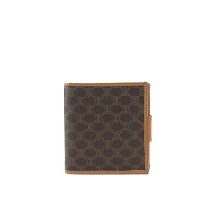 CELINE Macadam Blason Triomphe 緊湊型皮夾棕色配件復古舊款 celine xwbf2c