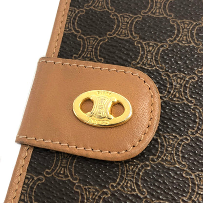 CELINE Macadam Blason Triomphe 緊湊型皮夾棕色配件復古舊款 celine xwbf2c