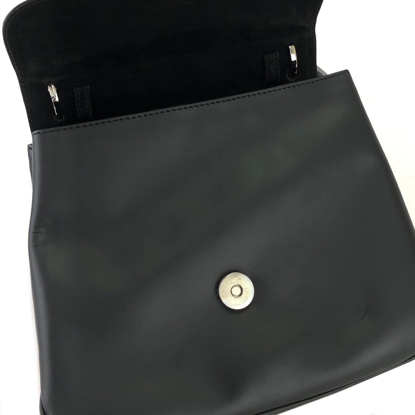 Salvatore Ferragamo Vala motif Handbag Shoulderbag Black Vintage Old wey6sk