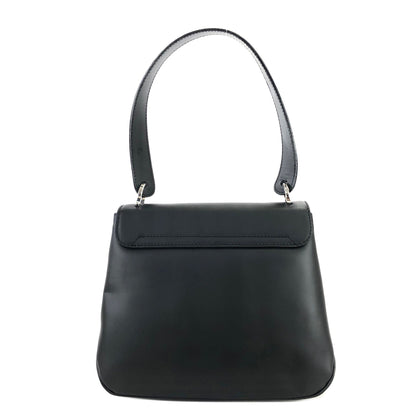 Salvatore Ferragamo Vala 圖案手提包單肩包黑色復古舊 wey6sk