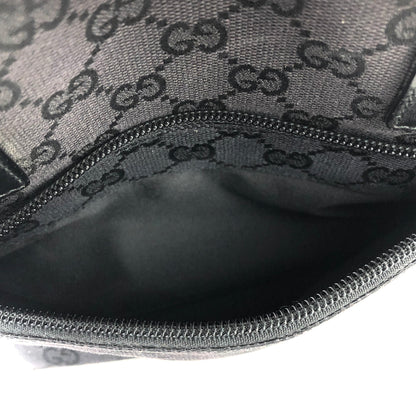 GUCCI GG Canvas Handbag Black minibag Vintage Old Gucci hfaxzn