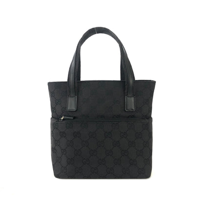 GUCCI GG Canvas Handbag Black minibag Vintage Old Gucci hfaxzn