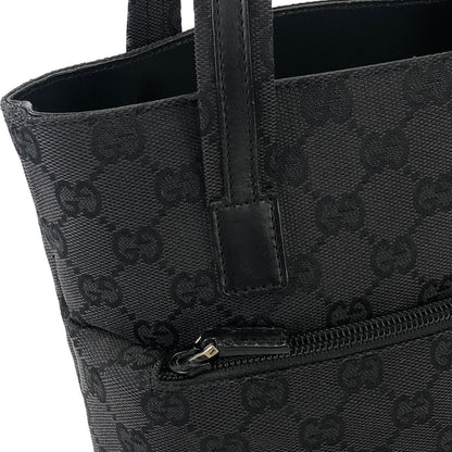 GUCCI GG Canvas Handbag Black minibag Vintage Old Gucci hfaxzn