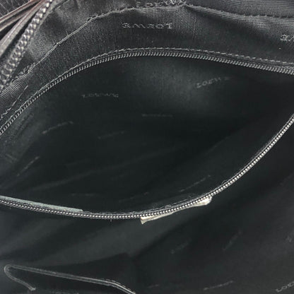 LOEWE Logo Embossed leather Totebag Black Vintage Old 62fd56