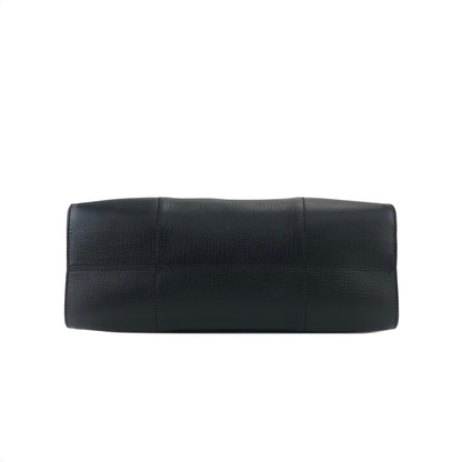 LOEWE Logo Embossed leather Totebag Black Vintage Old 62fd56