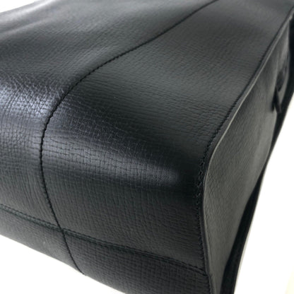 LOEWE Logo Embossed leather Totebag Black Vintage Old 62fd56