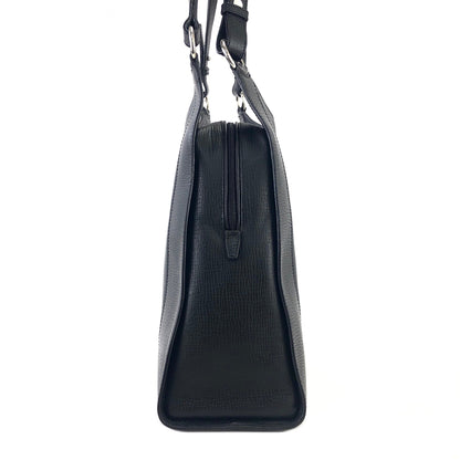 LOEWE Logo Embossed leather Totebag Black Vintage Old 62fd56