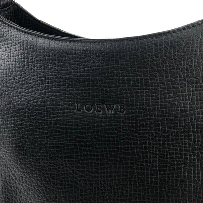 LOEWE Logo Embossed leather Totebag Black Vintage Old 62fd56
