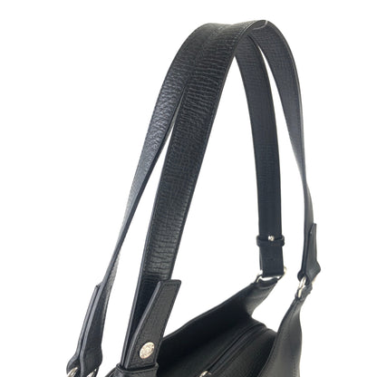 LOEWE Logo Embossed leather Totebag Black Vintage Old 62fd56