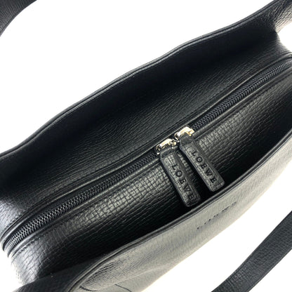 LOEWE Logo Embossed leather Totebag Black Vintage Old 62fd56