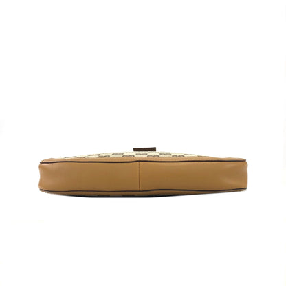 GUCCI GG canvas Shoulder bag Hobo bag Beige Vintage Old 3f6cjb