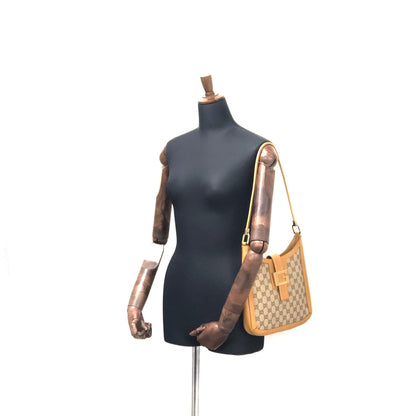 GUCCI GG canvas Shoulder bag Hobo bag Beige Vintage Old 3f6cjb