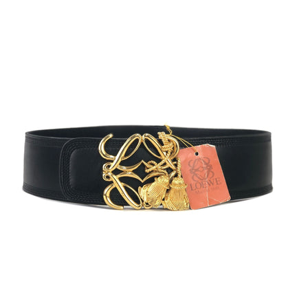 LOEWE Anagram Tassel Motif Belt Vintage Old y8yizd