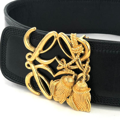 LOEWE Anagram Tassel Motif Belt Vintage Old y8yizd