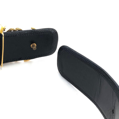 LOEWE Anagram Tassel Motif Belt Vintage Old y8yizd