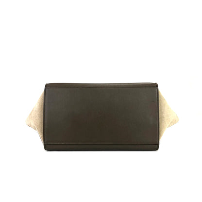 CELINE 2WAY 皮革肩背包 黑卡其色 黑色 舊款 Celine ukbr8v