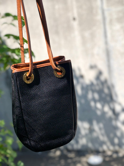 CELINE 圓形標誌肩背包 黑色 復古 舊 vga5gb