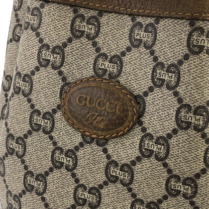 GUCCI GG plus Drawstring Small Shoulder bag Beige Old gucci Vintage vzc572