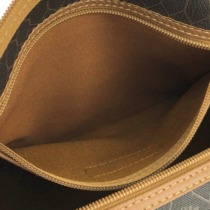 Christian Dior Logo Honeycomb Pattern Boston bag Brown Vintage Old 5kmewd