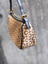 Load image into Gallery viewer, CELINE C Macadam Unborn Calf Handag Hobobag Beige Old Celine Vintage 4xy2gk

