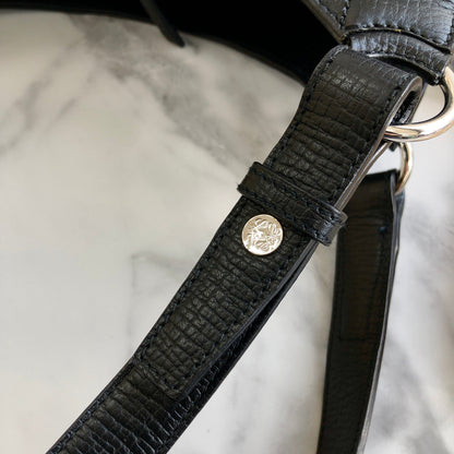 LOEWE Logo Embossed leather Totebag Black Vintage Old 62fd56