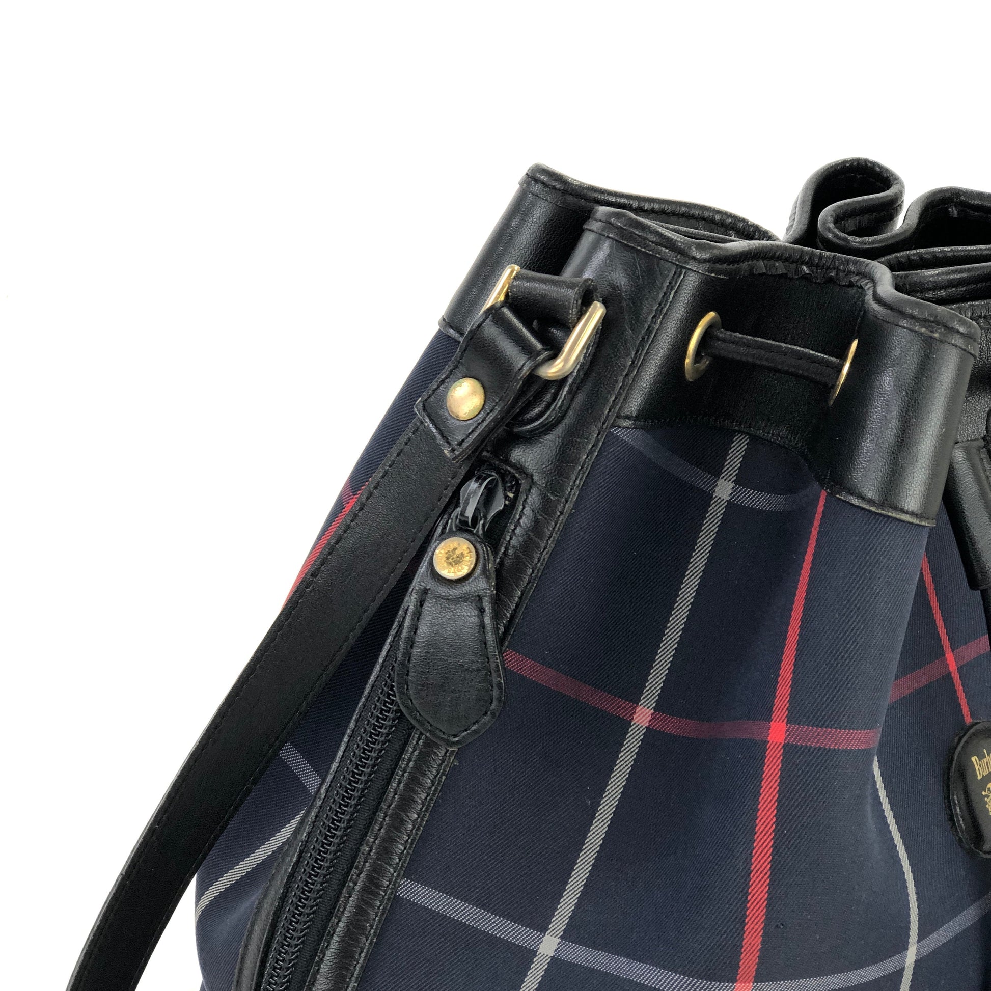 Sale BURBERRY Dark Blue / Navy Check Shoulder Bag. Burberrys -  UK