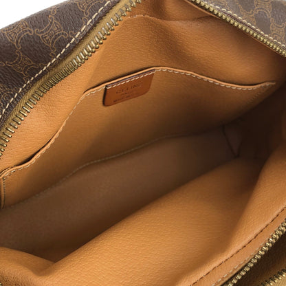 CELINE Macadam Square Crossbody Shoulder bag Brown Vintage Old CELINE 25tn36