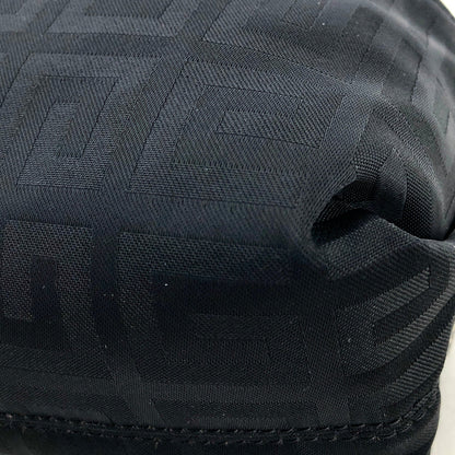 GIVENCHY Logo pattern Nylon Mini Boston bag Handbag Black Vintage Old emzydn