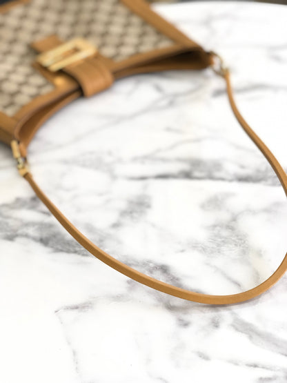 GUCCI GG canvas Shoulder bag Hobo bag Beige Vintage Old 3f6cjb