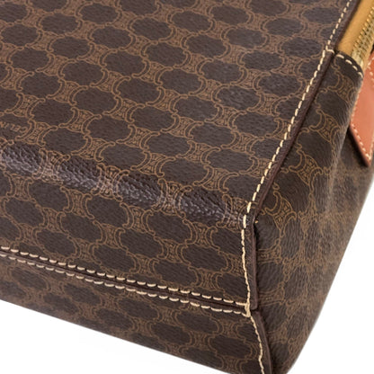 CELINE Macadam Square Crossbody Shoulder bag Brown Vintage Old CELINE 25tn36