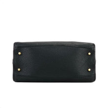 Load image into Gallery viewer, LOEWE Alamo Anagram Turn lock Handbag Shoulderbag Black Vintage Old 8x57zd
