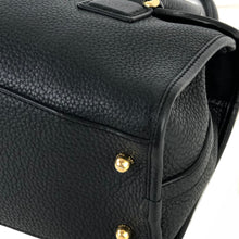 Load image into Gallery viewer, LOEWE Alamo Anagram Turn lock Handbag Shoulderbag Black Vintage Old 8x57zd
