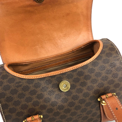 CELINE Macadam Blason Triomphe Box 手提包 棕色 復古 舊款 CELINE ifc326