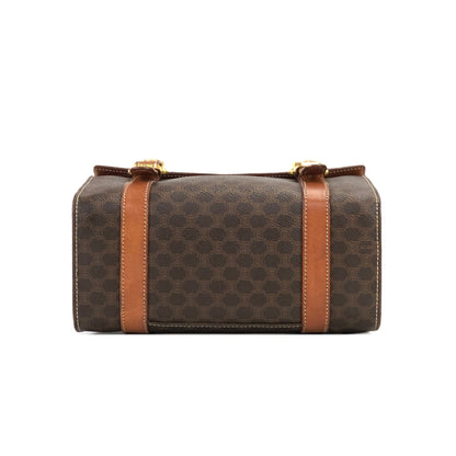CELINE Macadam Blason Triomphe Box 手提包 棕色 復古 舊款 CELINE ifc326