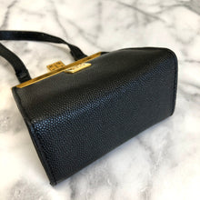 Load image into Gallery viewer, GIVENCHY Logo Clasp Mini Handbag Black Vintage Old gmgwt2
