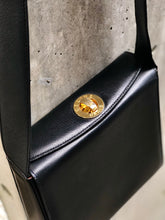 Load image into Gallery viewer, CELINE Turn Lock Logo Leather Shoulderbag Black Vintage Old CELINE ge27h6
