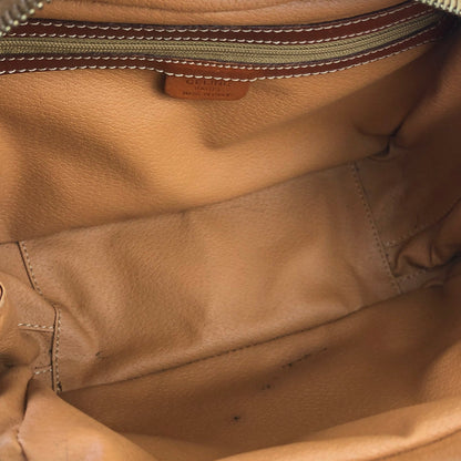 CELINE Macadam Handbag Vanity bag Brown Vintage OldCELINE 2uhtjy