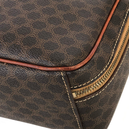 CELINE Macadam Handbag Vanity bag Brown Vintage OldCELINE 2uhtjy