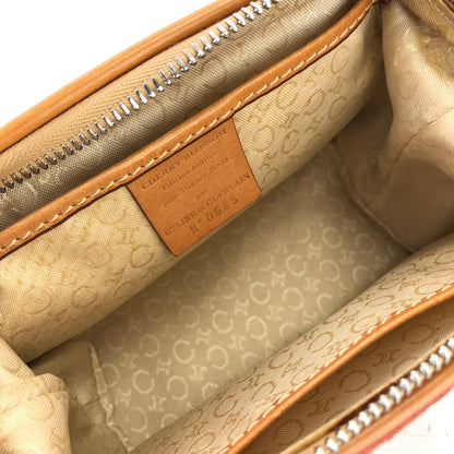 CELINE C Macadam 絨面革鏈條迷你手提包 紅色舊款 CELINE Vintage 28tdkd