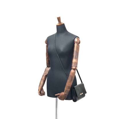 CELINE 馬銜扣兩用單肩包手拿包黑色復古舊 Celine z4nx75