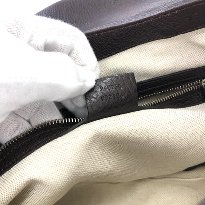 GUCCI GG Canvas Horsebit Bamboo Tassel Handbag Beige Vintage Old Gucci 67z6bi