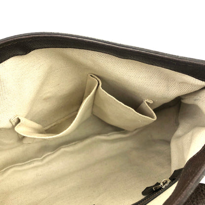 GUCCI GG Canvas Horsebit Bamboo Tassel Handbag Beige Vintage Old Gucci 67z6bi