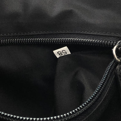 Prada Nylon Leather Plastic Chain Shoulder bag Black Vintage Old naam2f