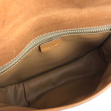 Load image into Gallery viewer, CELINE Macadam Blason embossed PVC leather flap pochette shoulder bag brown vintage old Celine 45pjbr
