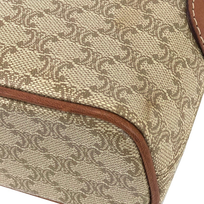 CELINE Macadam Crossbody Chain Small Shoulder bag Beige Vintage Old CELINE nhnp75