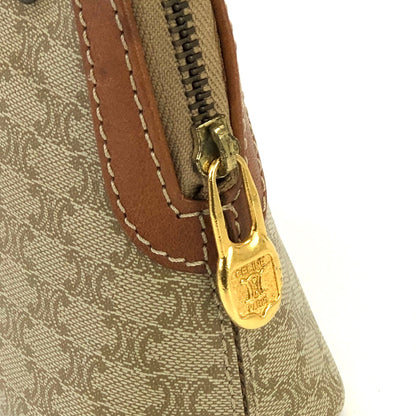 CELINE Macadam Crossbody Chain Small Shoulder bag Beige Vintage Old CELINE nhnp75