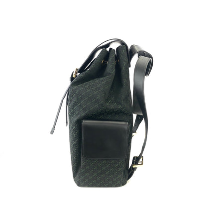 LOEWE Anagram pattern Jacquard Backpack Black Vintage Old akvukm