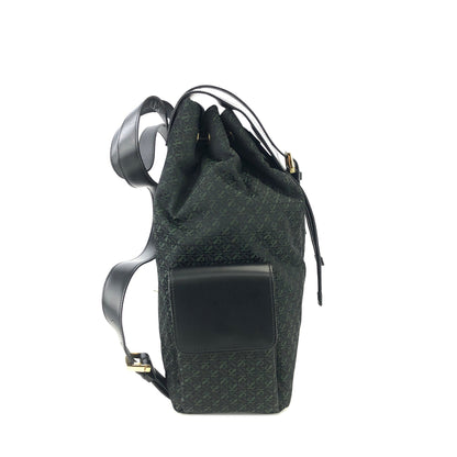 LOEWE Anagram pattern Jacquard Backpack Black Vintage Old akvukm