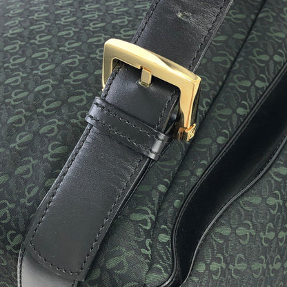 LOEWE Anagram pattern Jacquard Backpack Black Vintage Old akvukm