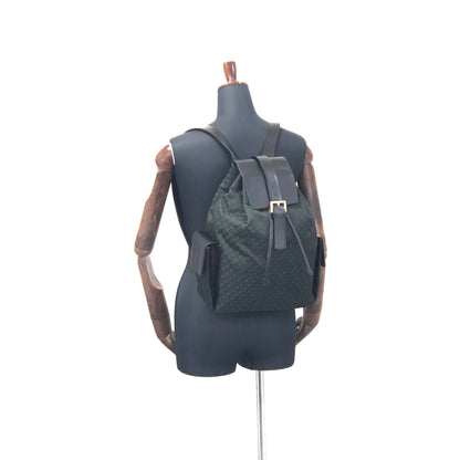 LOEWE Anagram pattern Jacquard Backpack Black Vintage Old akvukm